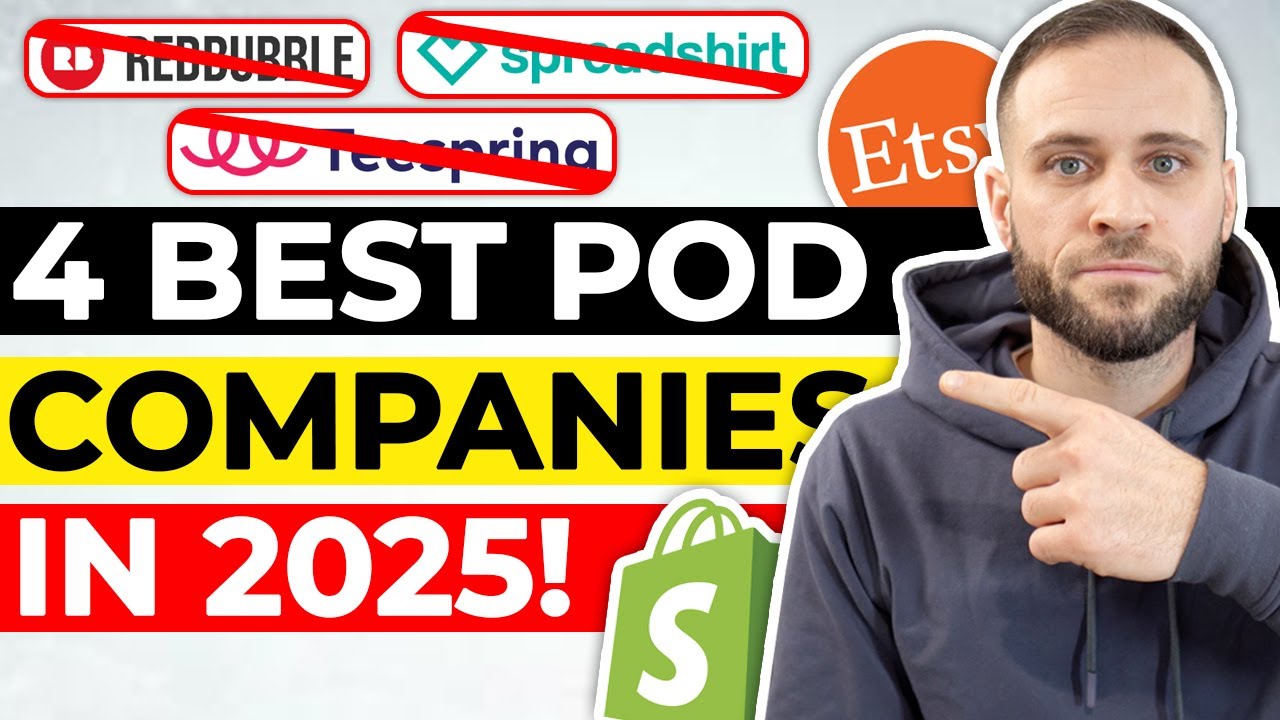 The 4 Best Print On Demand Companies In 2025 On Etsy/Shopify