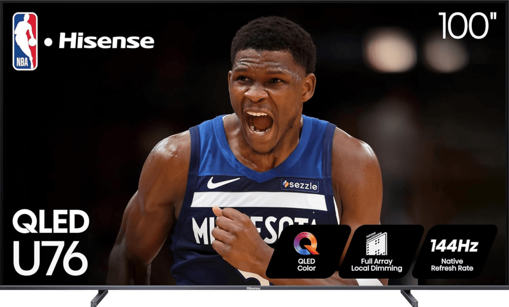 100 inch hisense tv